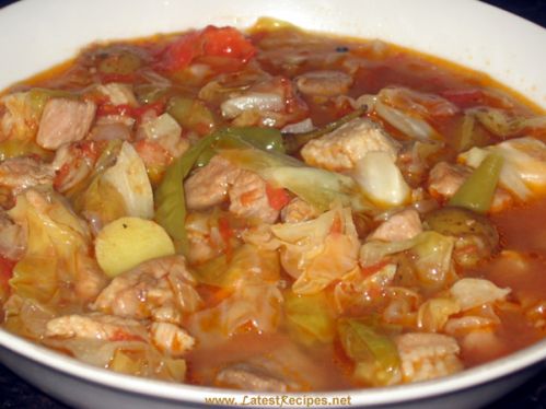 Pork, Cabbage and Potato Stew