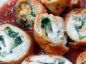 Chicken Scallopine with Spinach and White Cheese