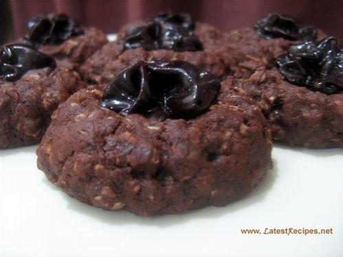 Chocolate Thumbprint Cookies