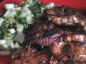 Marinated Pork Steak with Bok Choy