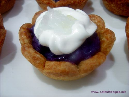 Purple Yam - Macapuno Mini Pies or Tarts