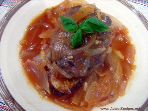 French Onion Salisbury Steak