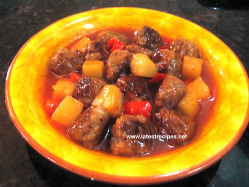 Sweet and Sour Meatballs