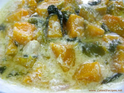 Squash in Coconut Milk (Ginataang Calabasa)