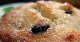 Banana Coconut Black & White Choco Chips Muffins