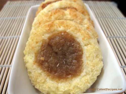 Coconut Thumbprint Cookies with Kaya