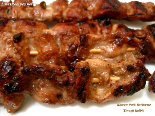 Dwaeji Kalbi (Sweet and Spicy Korean Pork Barbecue)