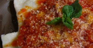 Cheesy Spinach and Silken Tofu Ravioli