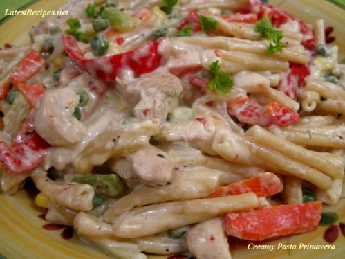 creamy recipes Creamy  Pasta jamie pasta Primavera oliver