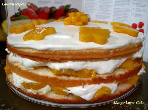 Mango Layer Cake (Biscuit de Savoie)