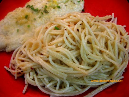 Easy Sole Meuniere with Spaghetti Aglio e Olio