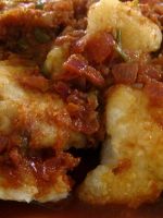 Fish In Tamarind and Red Curry Sauce (Plah Tote Laht Nahm Prik Makahm)