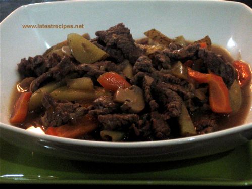 Quick & Easy Beef Saute with Carrots and Potatoes