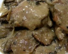 Chicken in Mushroom Sauce