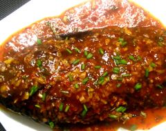 Fish in Szechuan Sauce