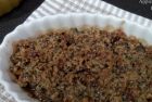 Oven-toaster apple crumble with Pecans