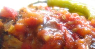 Fish Sarciado (Fish with Sauteed Fresh Tomatoes)