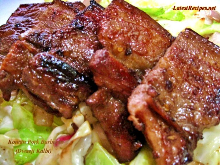 Dwaeji Kalbi (Sweet and Spicy Korean Pork Barbecue)