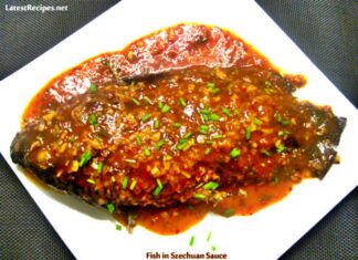 Fish in Szechuan Sauce