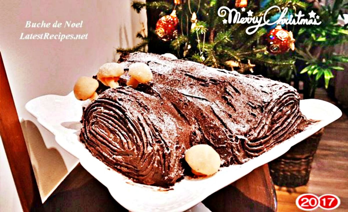 Best Bûche de Noël Recipe - How To Make Yule Log Cake