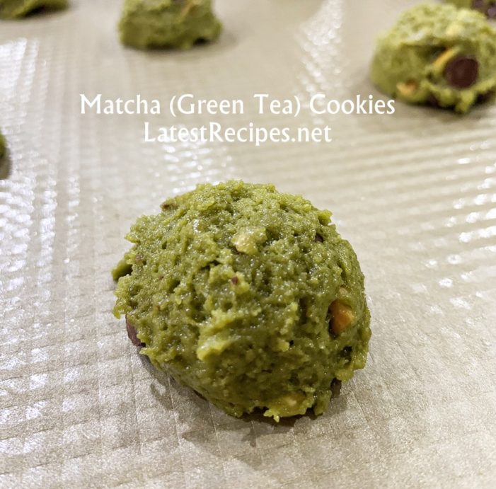 Matcha (Green Tea) Chocolate Chip Cookies