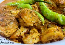 Red Curry Prawns