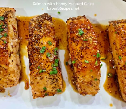 Honey Mustard Glazed Salmon